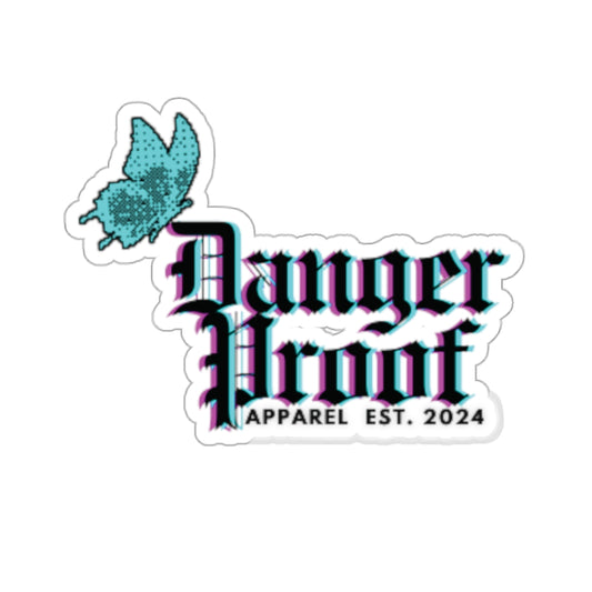 Danger Proof Butterfly Sticker